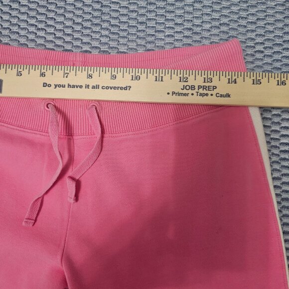 New York & Company Pink Crop Sweatpants Side Stripe Y2K Lounge Size Small - Picture 8 of 11